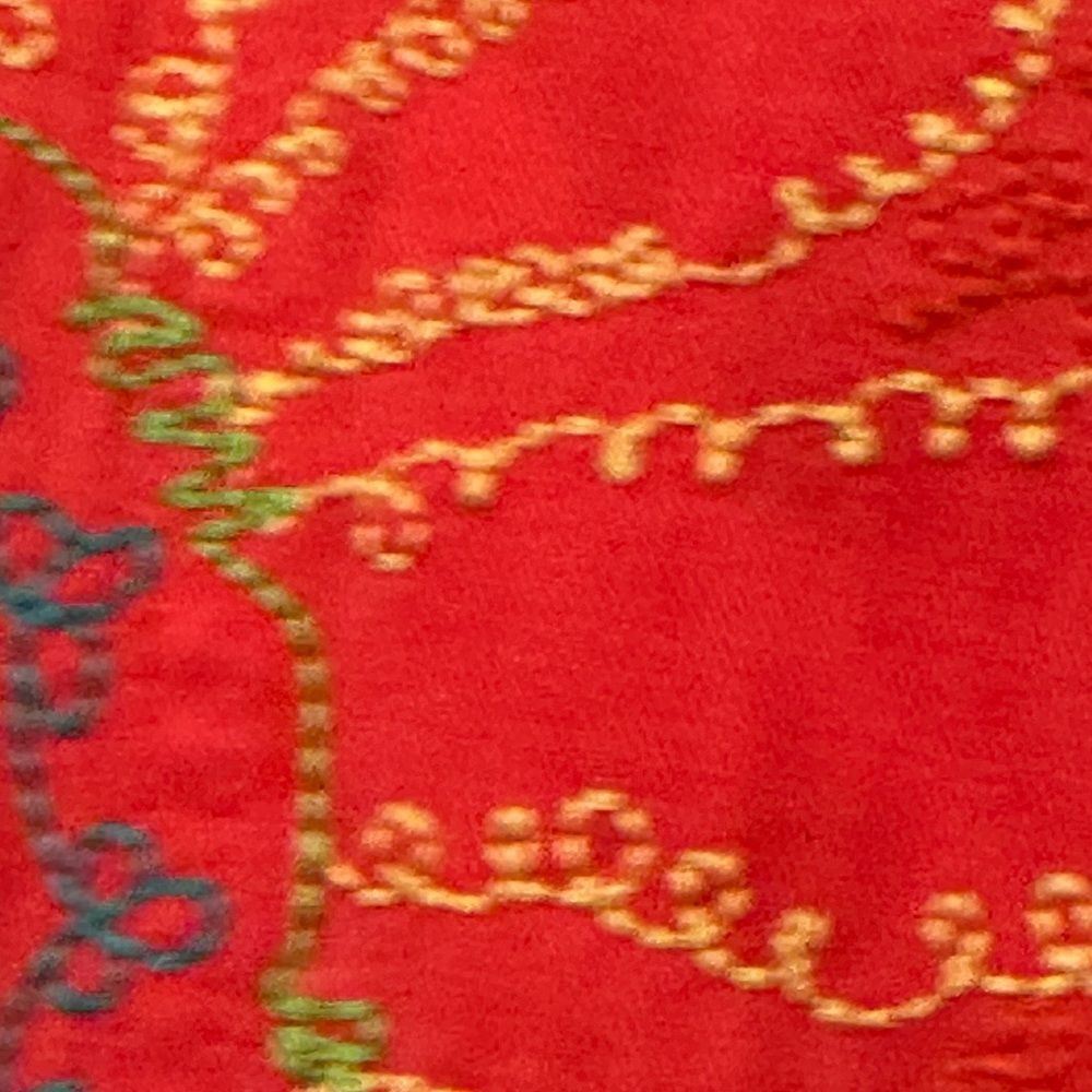 Coldwater Jacket Blazer Shacket Colorful Embroidered Red Button-Up - Picture 6 of 9